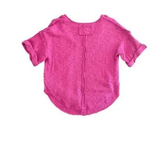 Free People Pink Short Sleeve Tee - Picture 4 of 4